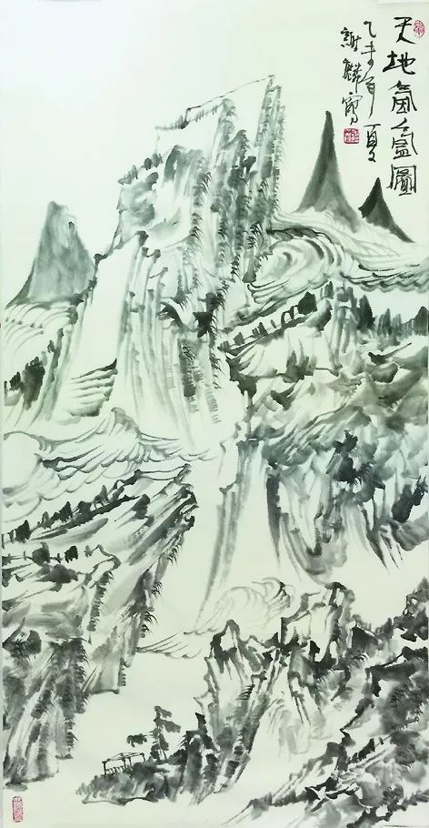 谢麟专注力,谢麟书法