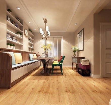 97平美式风格装修全屋效果图,小资混搭风美家