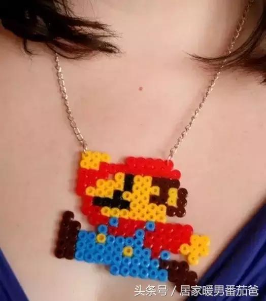 手工活大家一起干,拼豆豆手工教程