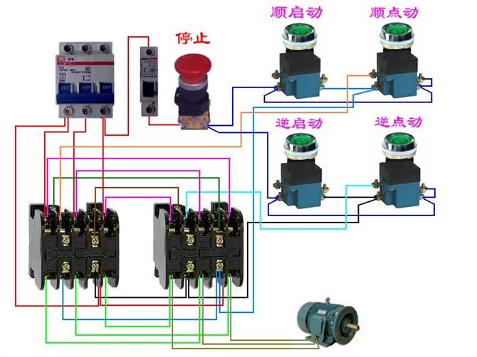 分励脱扣断路器与电表的接线图,断路器线圈与电表接线图
