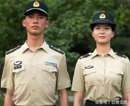 中国人民解放军新式夏常服帽,全军换发佩戴夏常服帽