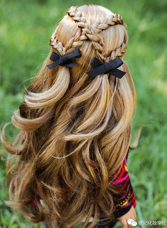 编发儿童简单又漂亮中长发小公主,斜辫子的小公主编发