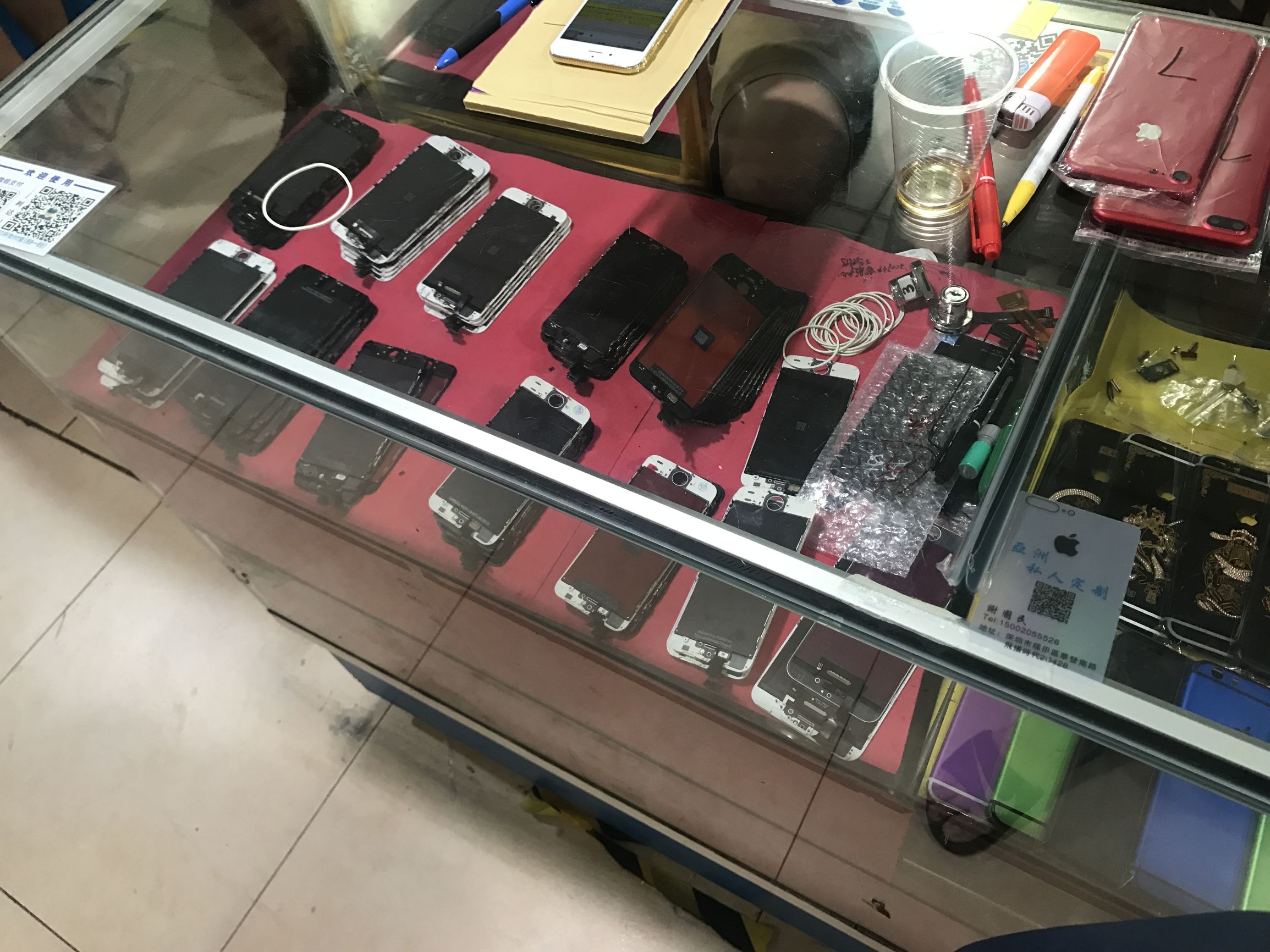 华强北翻新的iphone手机用什么屏,华强北翻新苹果手机全过程