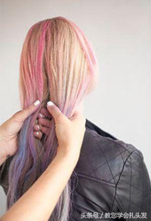 编发教程自己也可以扎鱼尾辫哦,编头发简单又好看鱼尾辫