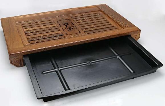 乐山茶盘鸡翅木黑檀厂家批发价格,黑檀鸡翅木实木茶盘最新报价