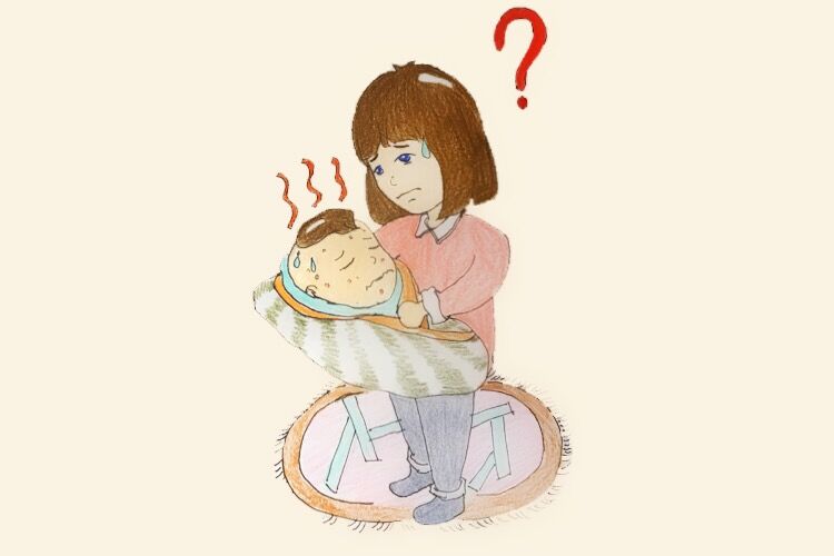 孩子起湿疹母乳妈妈应该注意什么,婴儿出生后脸上湿疹是什么原因