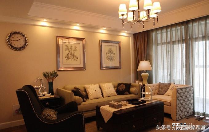 120平米美式轻奢小窝,现代简约美式小窝