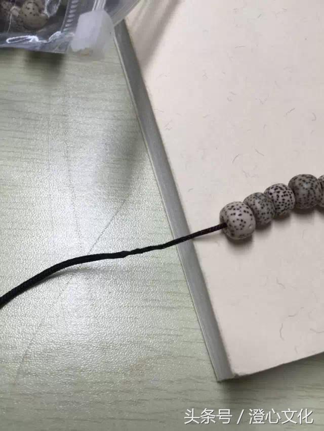 佛珠手串换绳教程,文玩佛珠108颗怎么盘