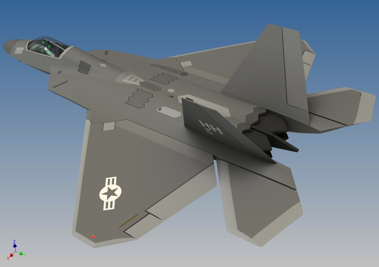 f-22手工制作战斗机模型图纸,f-117隐形战斗机航模图纸