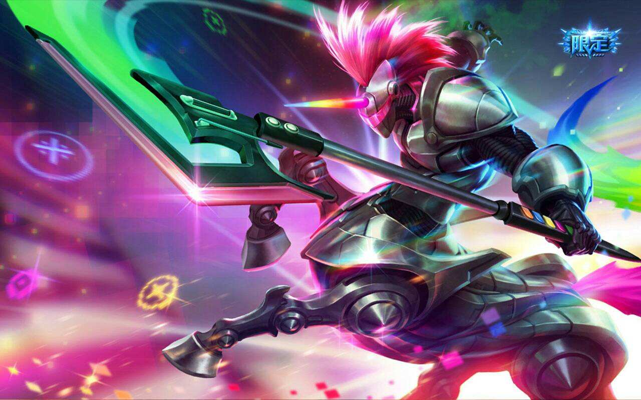 国服六周年限定手办,LOL手游小法电玩皮肤