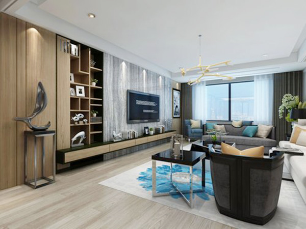 全包15万搞定后现代,银川清苑尚景,162平三室两厅装修案例