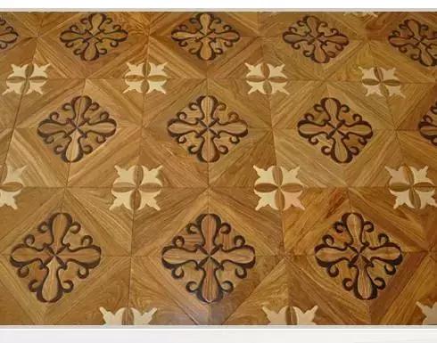 和风雅致拼花地板,中式轻奢拼花木地板