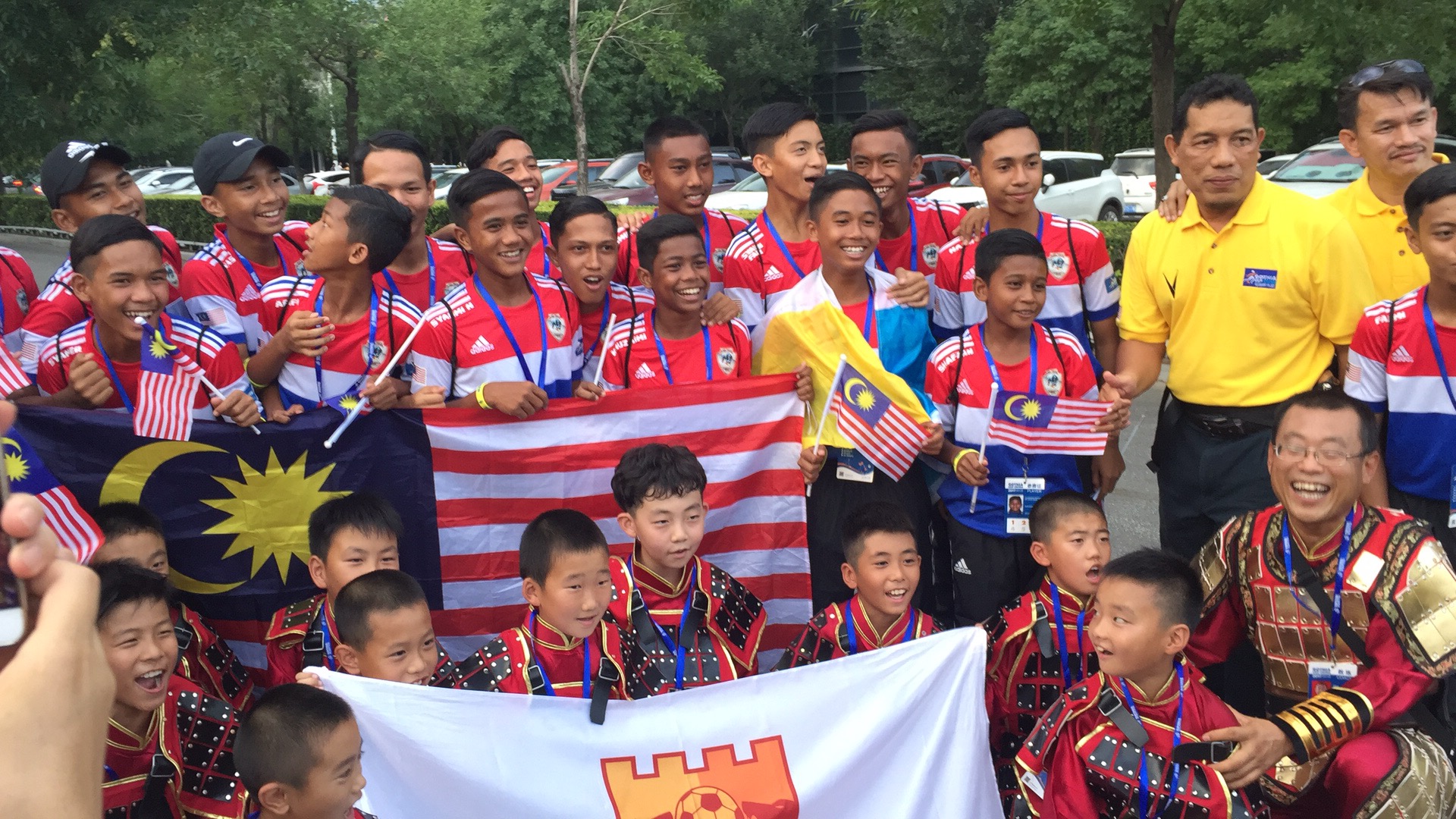 歌德杯开幕式,马德里青少年足球赛