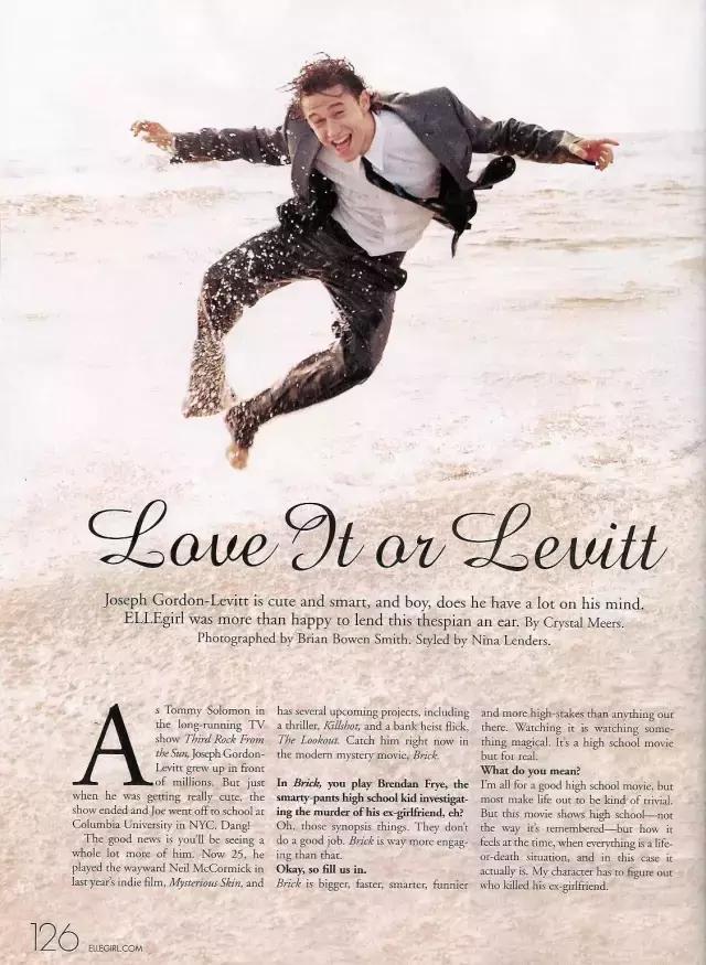 舔屏时间｜囧萌有趣的约瑟夫·高登-莱维特