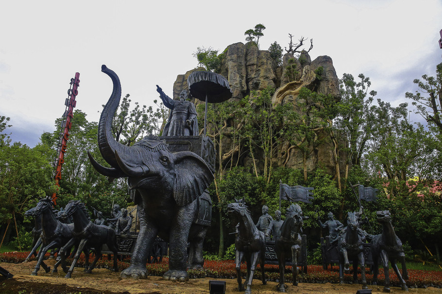 炭河古城亲子游,游炭河古城感想