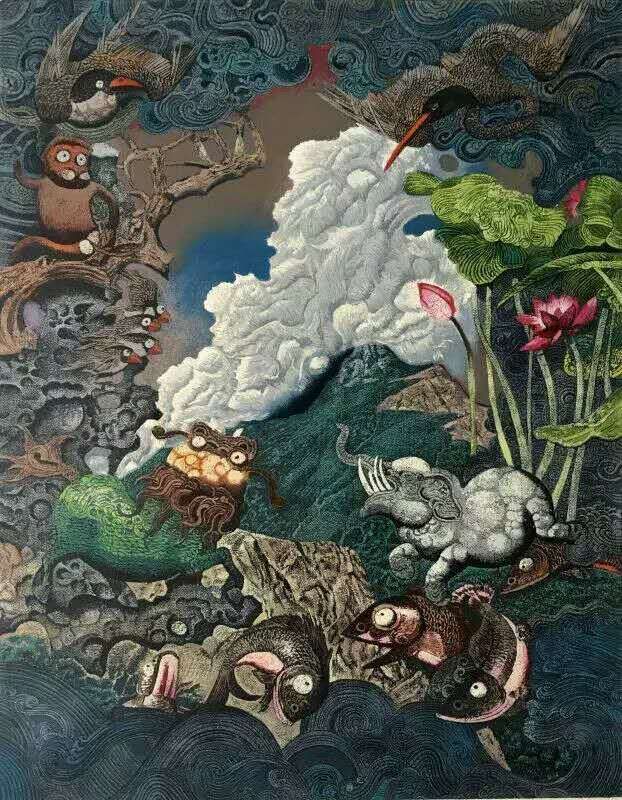 新浪当代艺术,云南美术馆版画作品欣赏