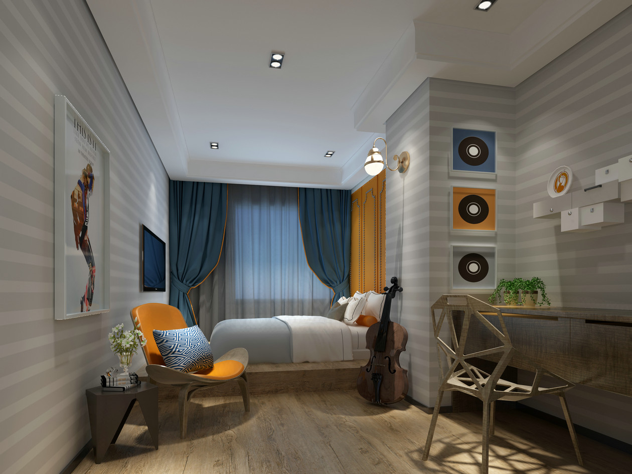 4-5岁儿童房装修风格,7-12岁儿童房装修风格简单