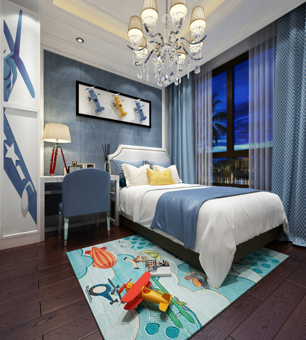 4-5岁儿童房装修风格,7-12岁儿童房装修风格简单