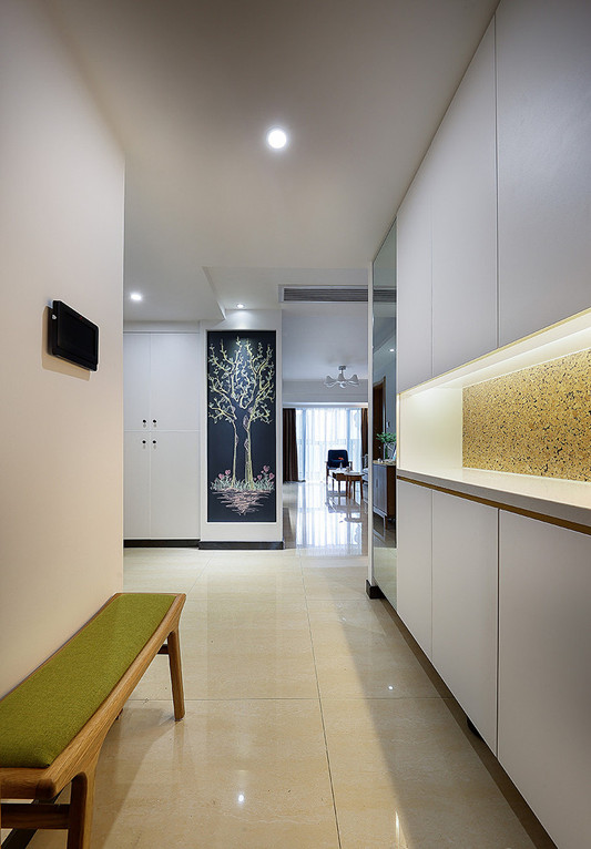 家装案例分享140现代简约风,装修原木风13万自己设计