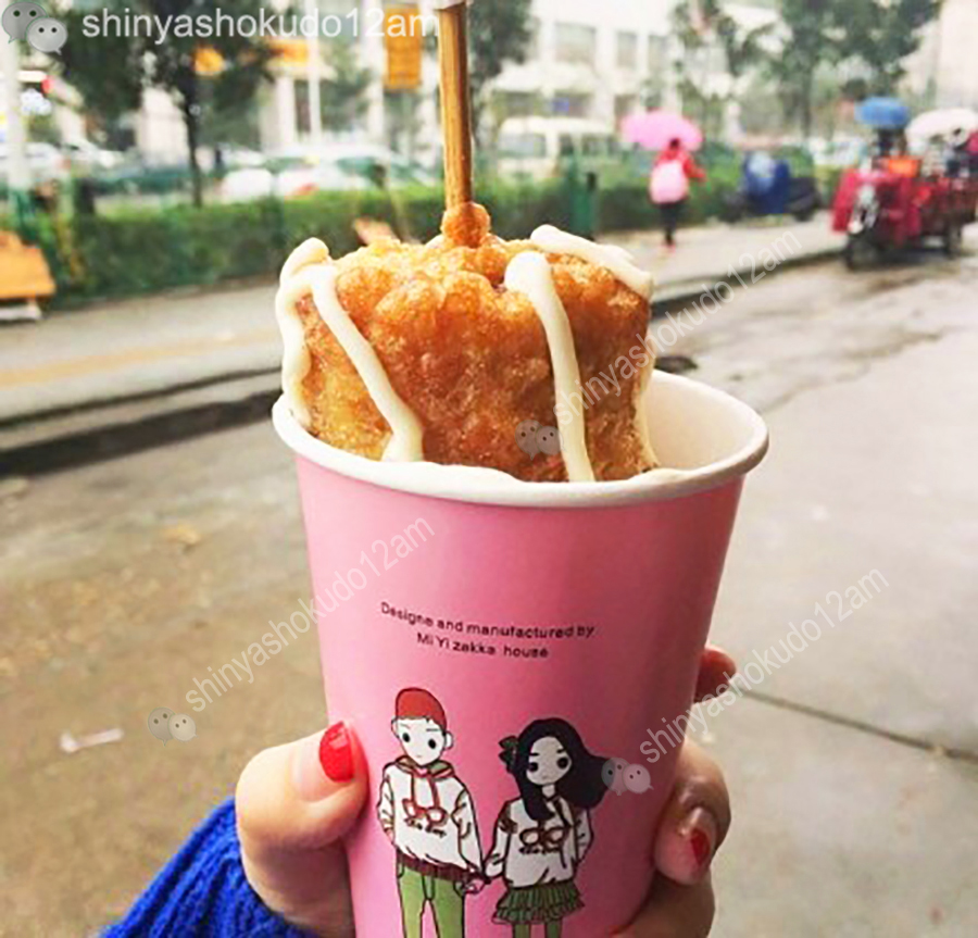 街头小吃玉米芝士,脆皮玉米香肠家常做法