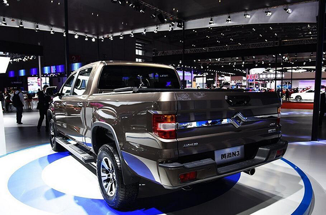 黄海n3加长皮卡最新款,国产皮卡黄海n3二手7万左右