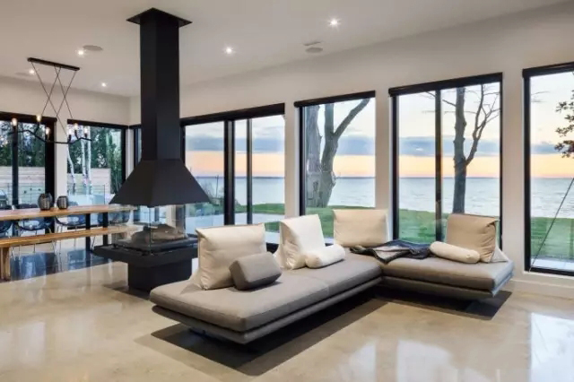 海边钢结构别墅,墅图网二层图纸