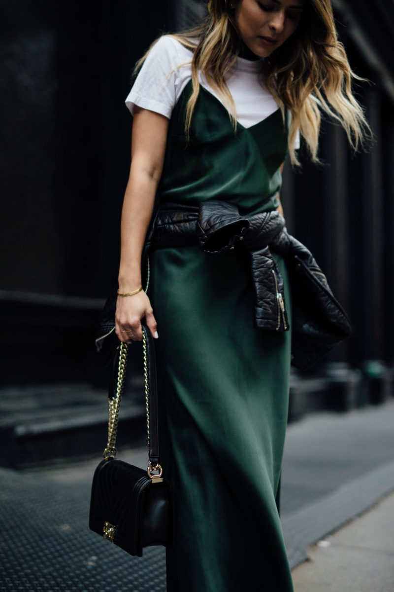 风靡时尚圈的slipdress，普通人应该怎么穿