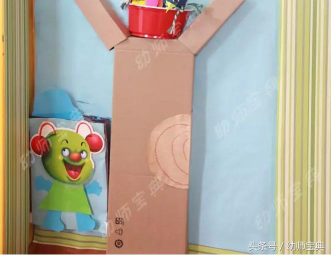 幼儿园环创环保袋,幼儿园环保纸袋子环创