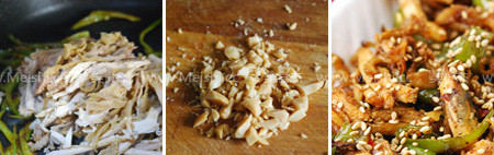 想吃的麻辣干煸鸡丝,饭店干煸香辣鸡丝的做法