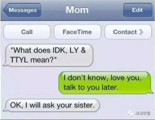 外国人常用的英语短语缩写教你秒回信息！