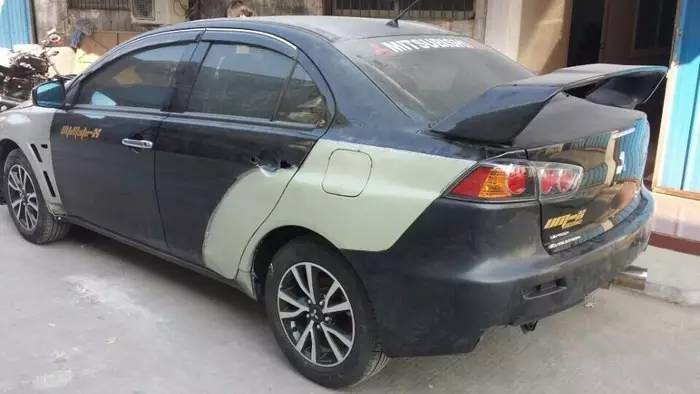 翼神改evo前脸多少钱,最便宜的翼神改evo油箱盖方法