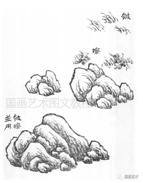 山水画教程300例,山水画技法基础入门