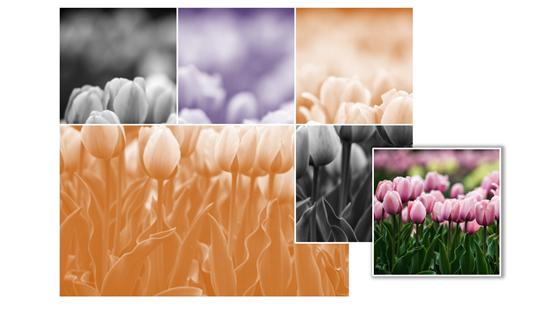 ppt曲屏图片墙怎么做,ppt特色背景墙效果图