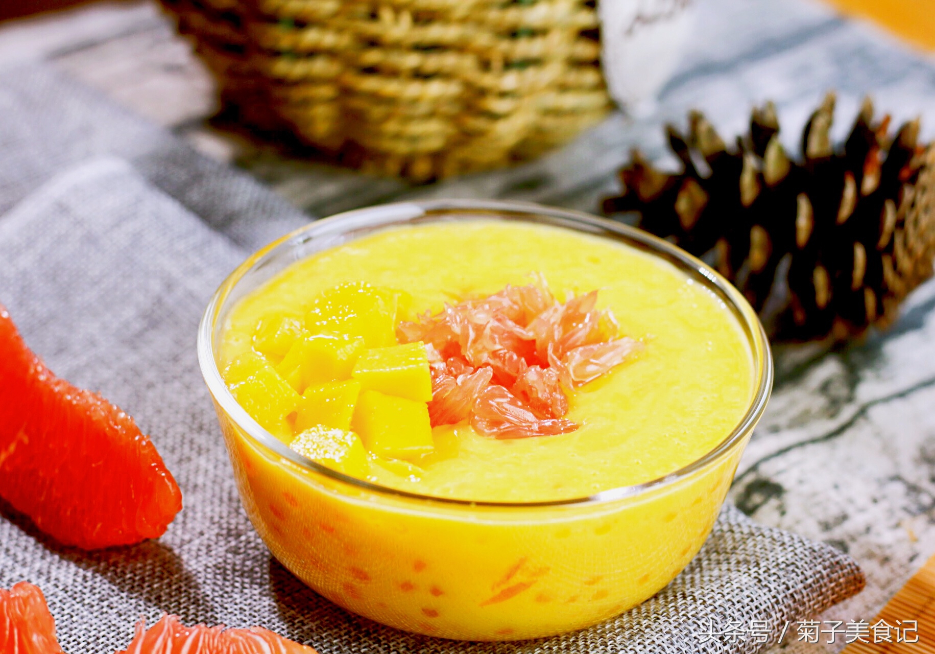 杨枝甘露有点甜,一杯美味的杨枝甘露