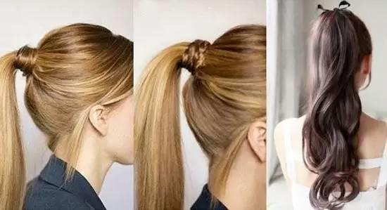 最火的马尾辫扎法教程你学会了吗,夏季简单蓬松马尾辫的扎法