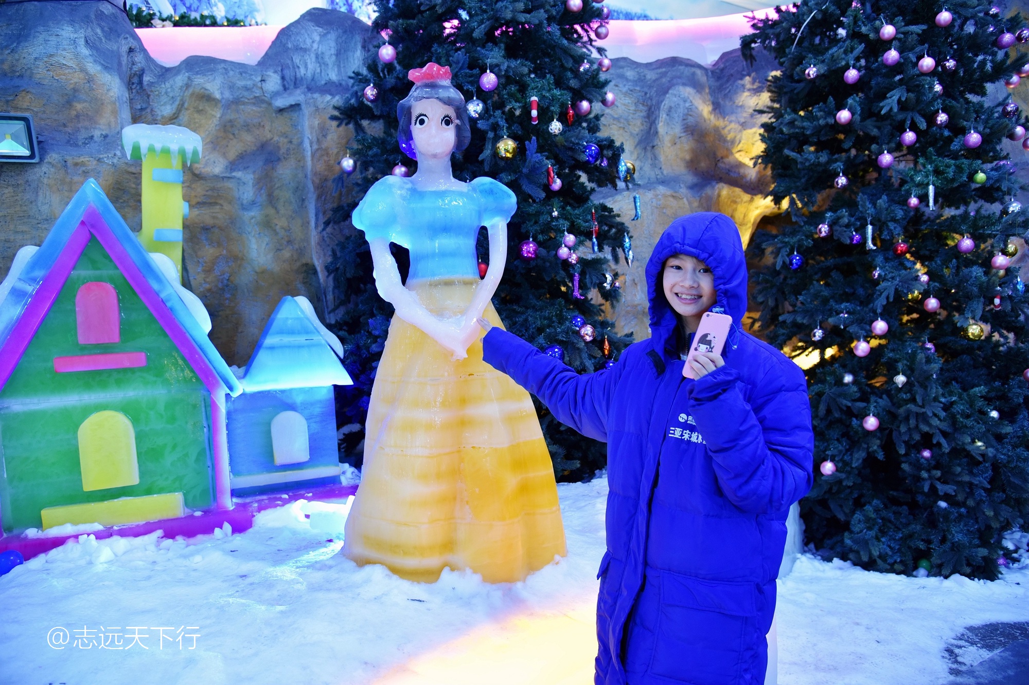 最美的女童海南,最美的小女生去游乐场玩