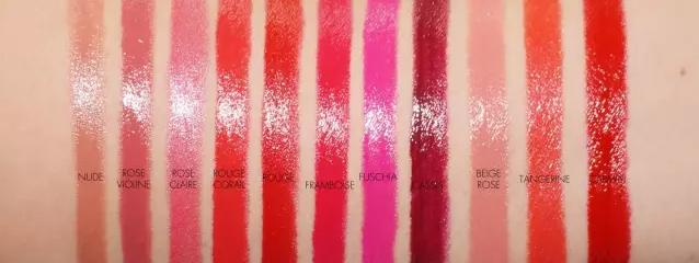chanel香奈儿炫亮魅力柔雾唇膏116,chanel香奈儿哑光唇釉试色图