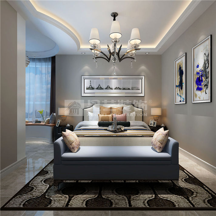 秦皇岛竹海94平两室一厅装修,秦皇岛80平米小户型