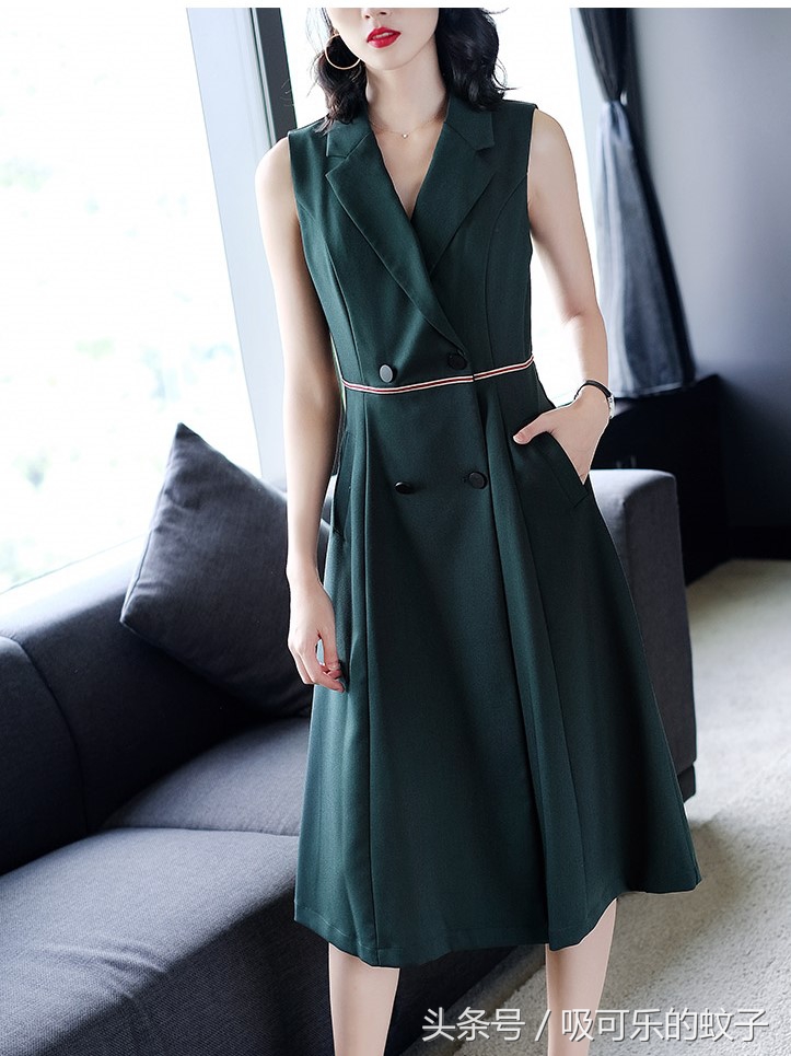 马伊琍和杨幂的新闻采访,杨幂秋季马甲套装穿搭