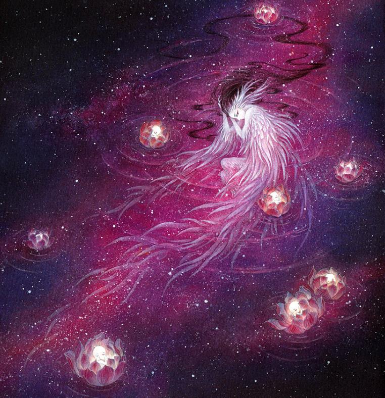 中国百鬼画作,一双巧手作画