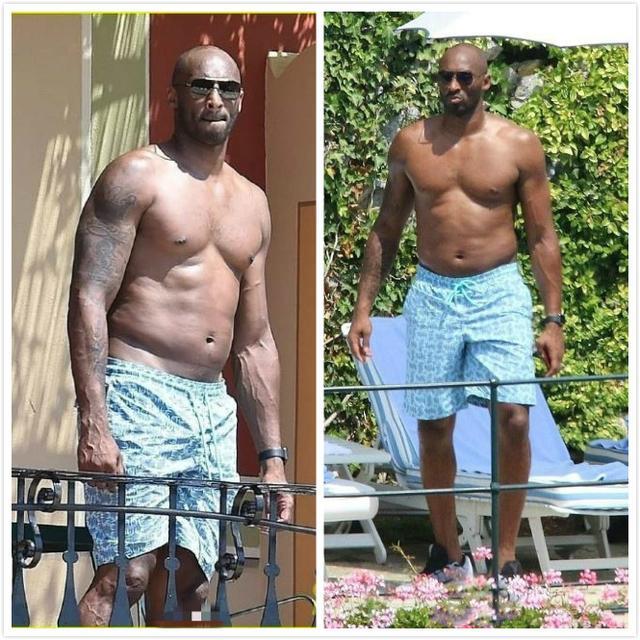 科比晃肩如何变得更丝滑,科比身材肌肉照片