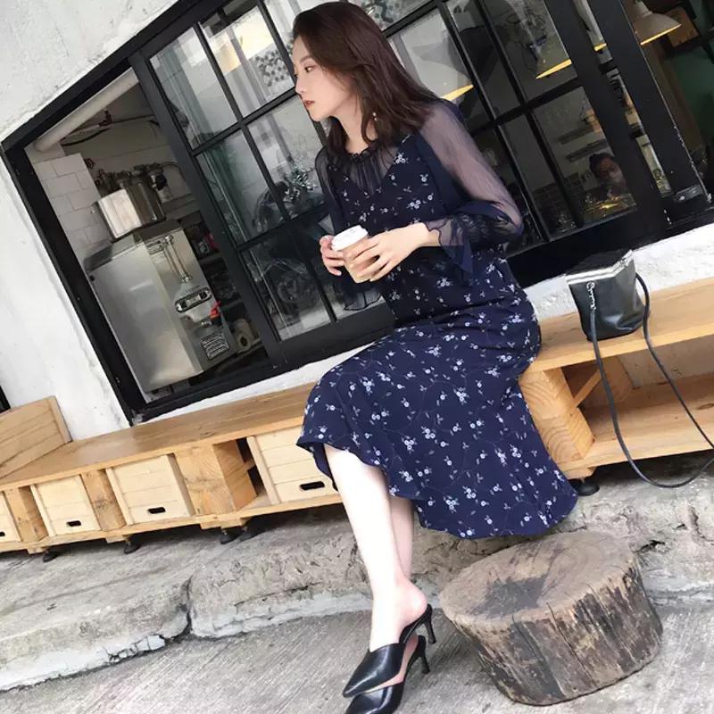 灰色吊带连衣裙怎么叠穿,吊带连衣裙穿搭技巧