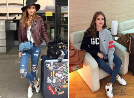 古琦印花小白鞋,古琦小白鞋同款