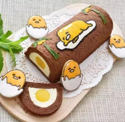 看着平平无奇的一款手卷蛋糕，切开以后却惊艳了时光！