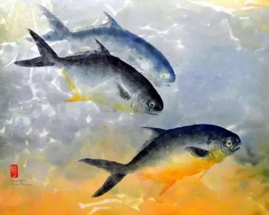 唯美鱼手绘画,唯美鱼手绘高级