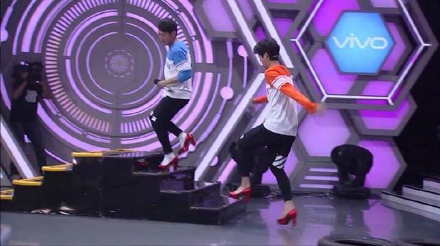 男明星穿上高跟鞋，邓超辣眼睛，鹿晗融为一体，张杰迷之可爱