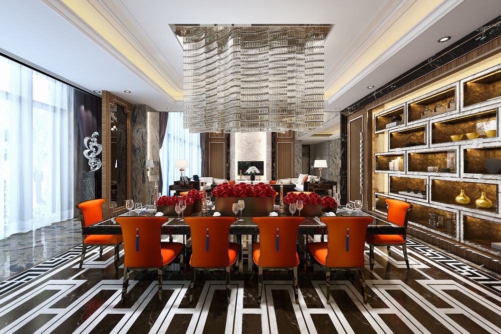 家装室内设计现代风格全套效果图,家装2020效果图欧式