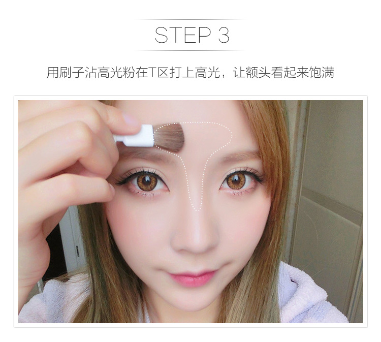 cezanne修容鼻影高光粉,cezanne修容粉