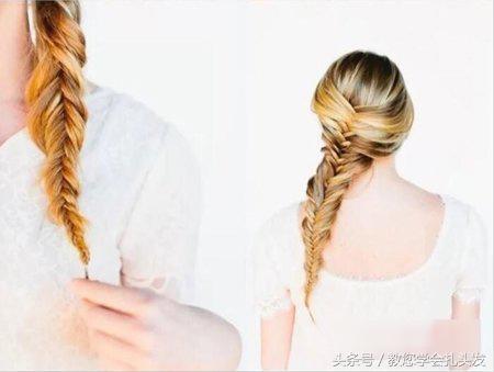 一款简单易学的潮流时尚编发教程,3分钟打造6款简单有气质的编发