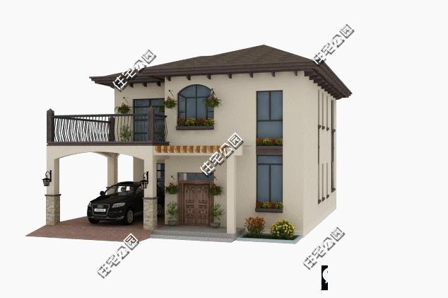 11x8米二层农村小别墅另带柴火房,农村自建房二层小别墅需要多少砖